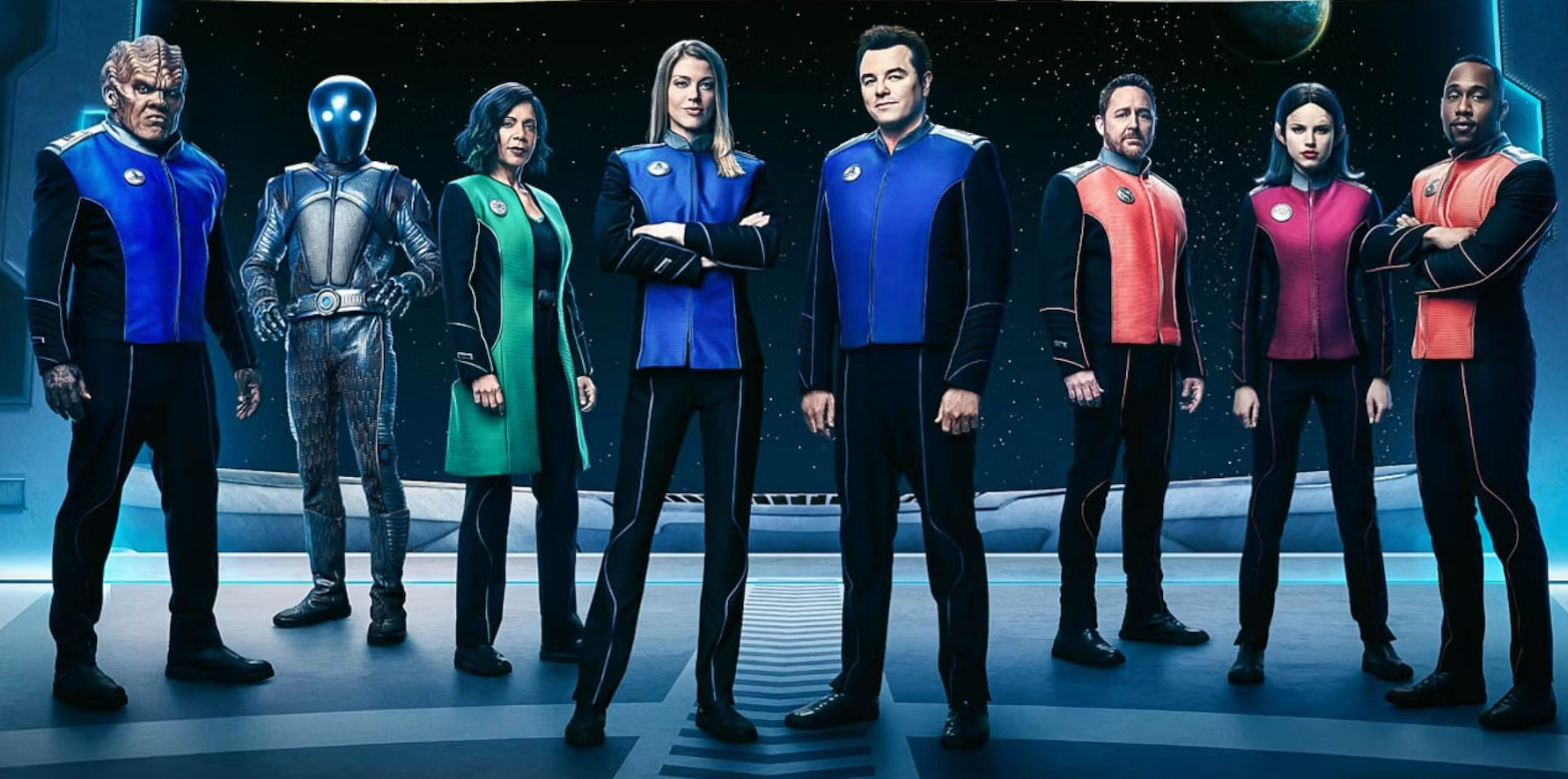 The Orville, a série de "ficção científica" que imita a realidade fora da Terra.