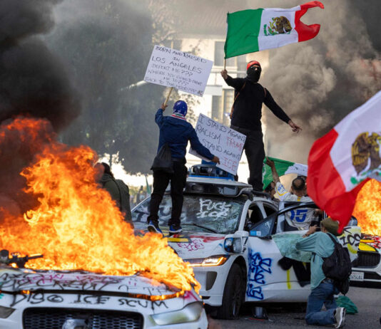 Os motins em Los Angeles são financiados por bilionários, sindicatos, carteis e pela China.