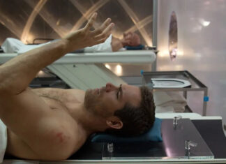 O filme “Sem Retorno” mostra a tecnologia que as elites utilizam para serem imortais.