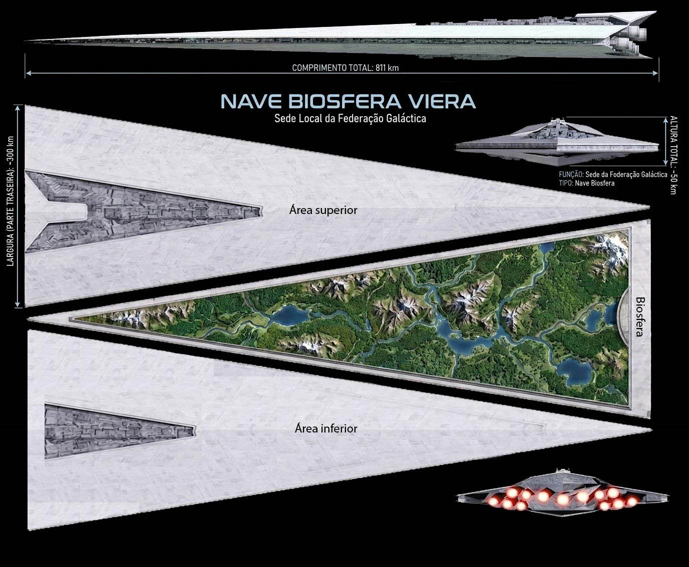 Como é uma gigantesca nave biosfera por dentro? 3