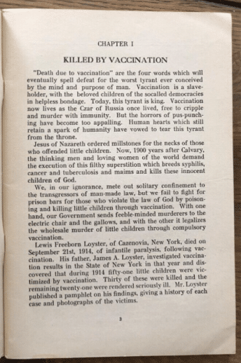 Vacinação: um crime contra a saúde e as liberdades que dura há 100 anos. 6