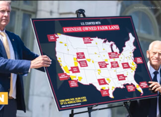 Governo Trump proíbe compras de terras agrícolas por cidadãos chineses e adversários estrangeiros.
