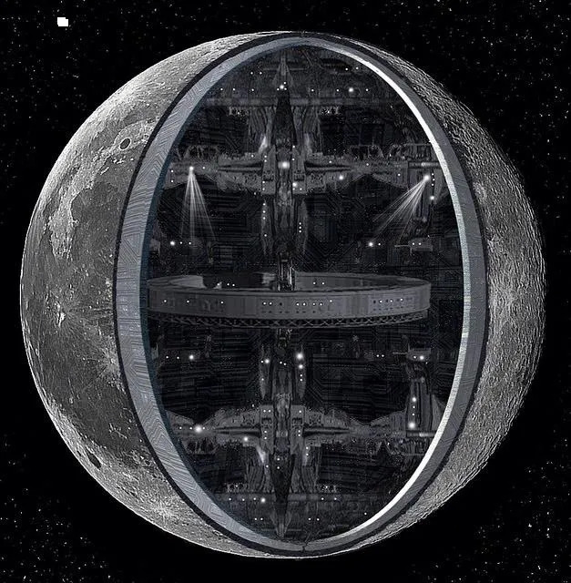 A Lua - Estação espacial artificial geradora da Matrix 3D da Terra. 2