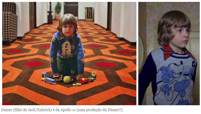 Em seu filme "O Iluminado", Stanley Kubrick mostrou seu envolvimento na farsa Apollo 11 da NASA. 6