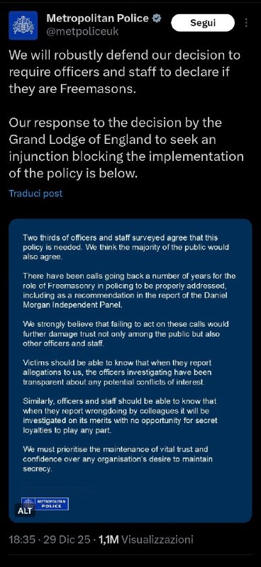 A infiltração da Maçonaria na polícia e a natureza subversiva das lojas. 1