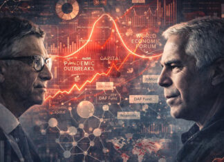 Bill Gates e Jeffrey Epstein estavam planejando “pandemias” juntos e investindo em “vacinas”.