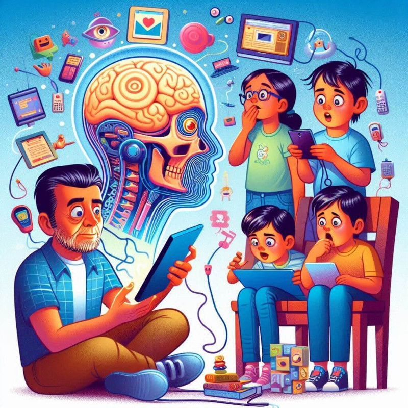 Demência digital? Cientistas comprovaram os malefícios dos brinquedos digitais e vídeos no Tik Tok. 1