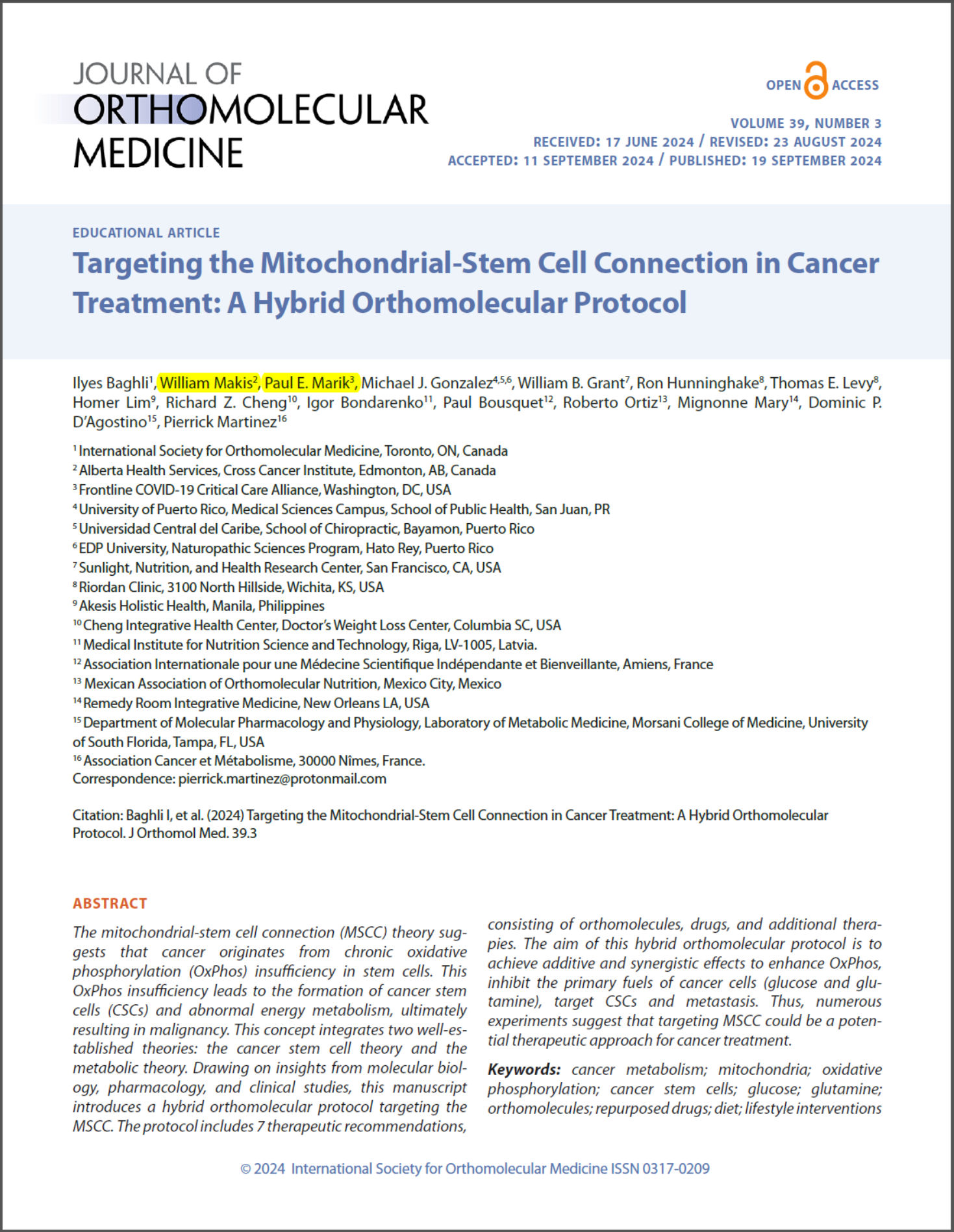 O futuro do tratamento do câncer com os antiparasitários ivermectina, mebendazol e fenbendazol.  1