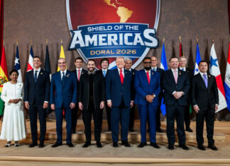 Trump reformula o combate ao narcoterrorismo com a coalizão “Escudo das Américas”.