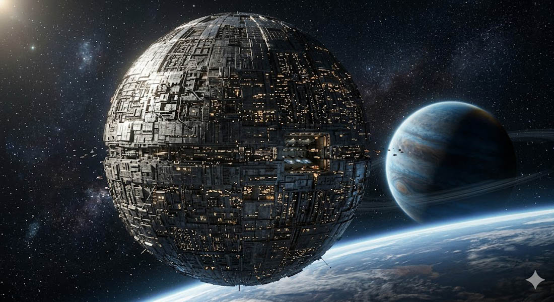 Como é a estrutura interna da Lua, uma antiga nave biosfera Andromedana? 7