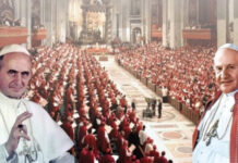 O Concílio Vaticano II e a entronização de Lúcifer na Capela Paulina no Vaticano.