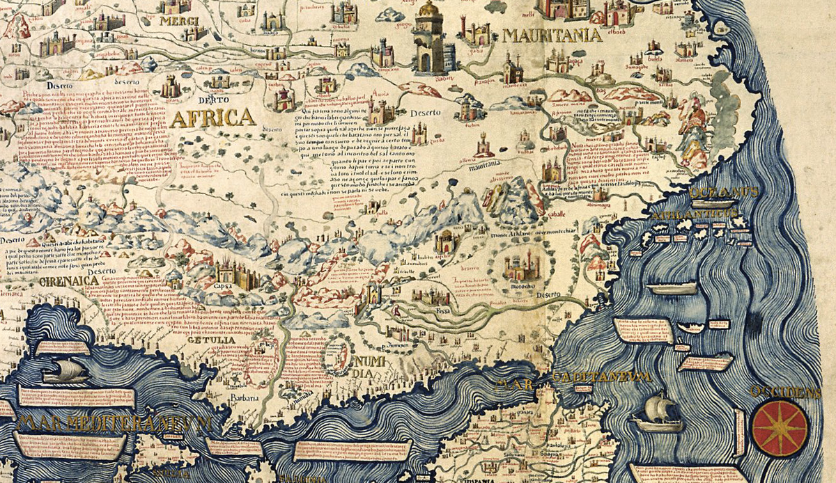 O misterioso mapa-múndi medieval do cartógrafo veneziano Fra Mauro que intriga os estudiosos modernos. 7