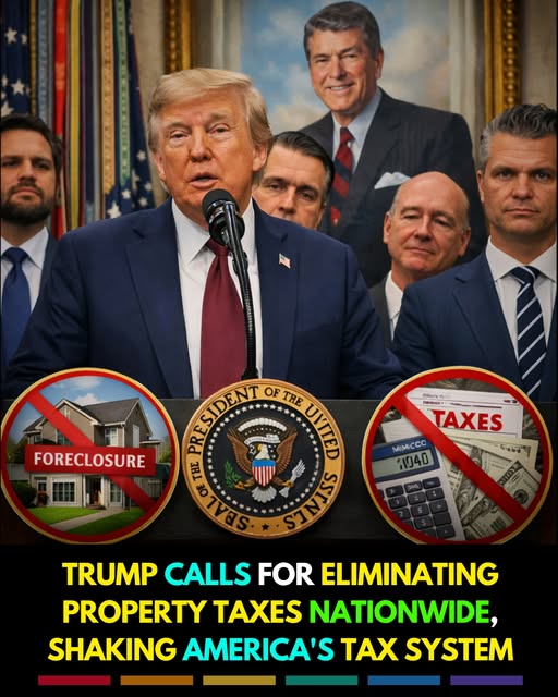 Trump quer a eliminação total do imposto sobre propriedade nos Estados Unidos. 1