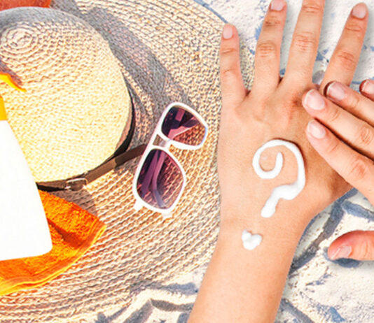 Óculos de sol e protetores solares — uma das principais causas de câncer.