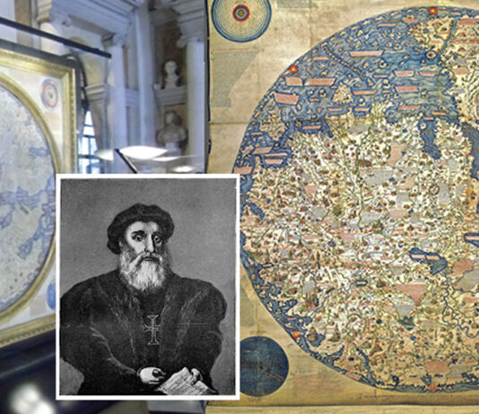 O misterioso mapa-múndi medieval do cartógrafo veneziano Fra Mauro que intriga os estudiosos modernos.