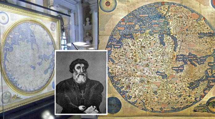 O misterioso mapa-múndi medieval do cartógrafo veneziano Fra Mauro que intriga os estudiosos modernos.