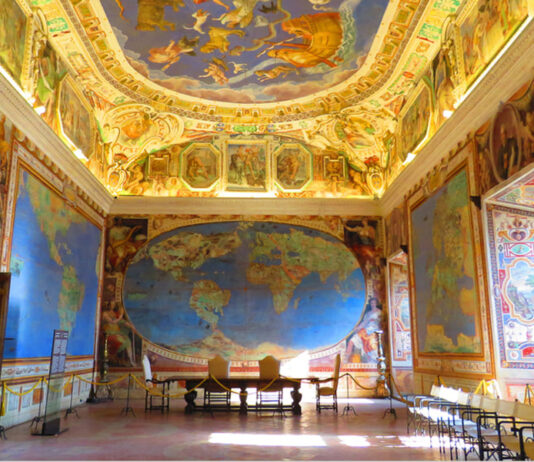 Os mapas da Villa Farnese do século XVI e planos para uma Nova Ordem Mundial.