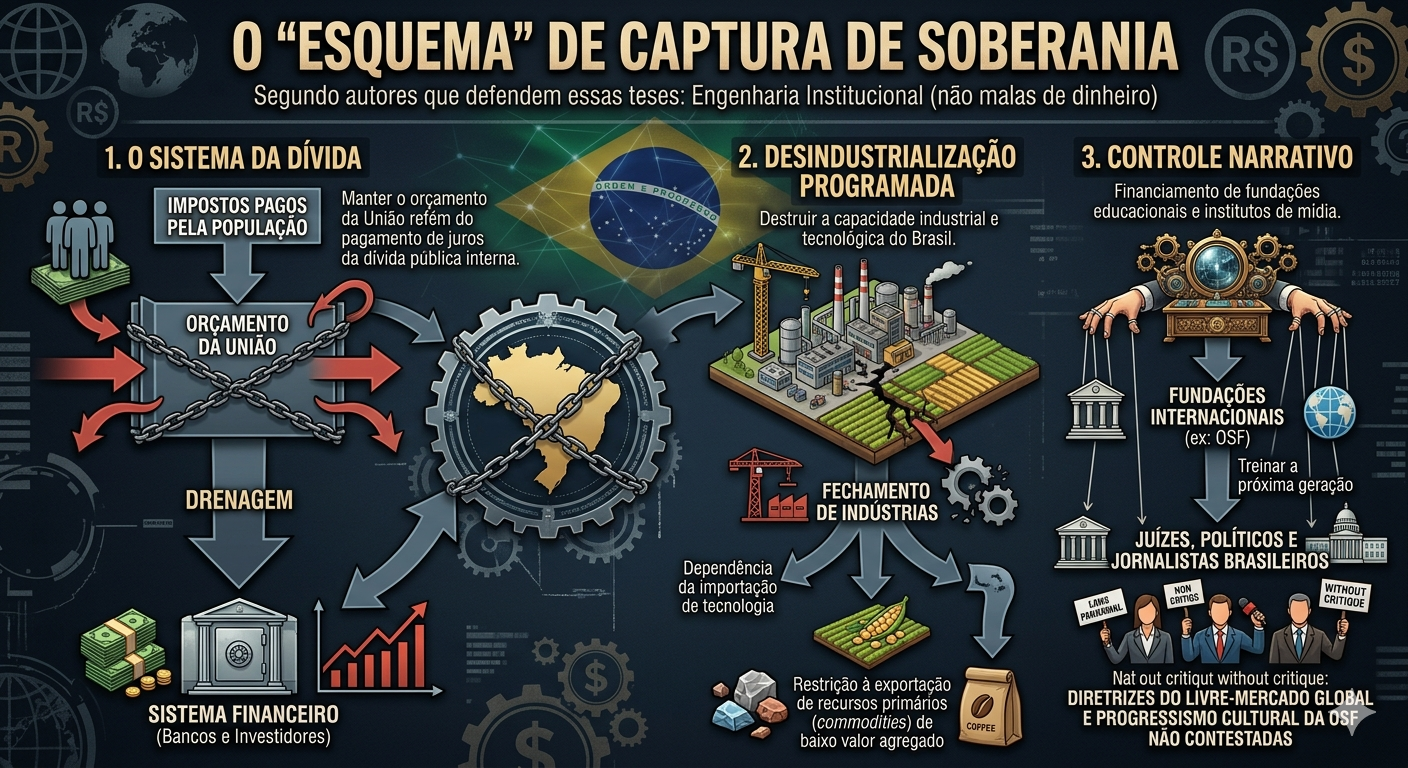 Como a City de Londres e Império Britânico usam o "soft power" para controlar o Brasil? 16