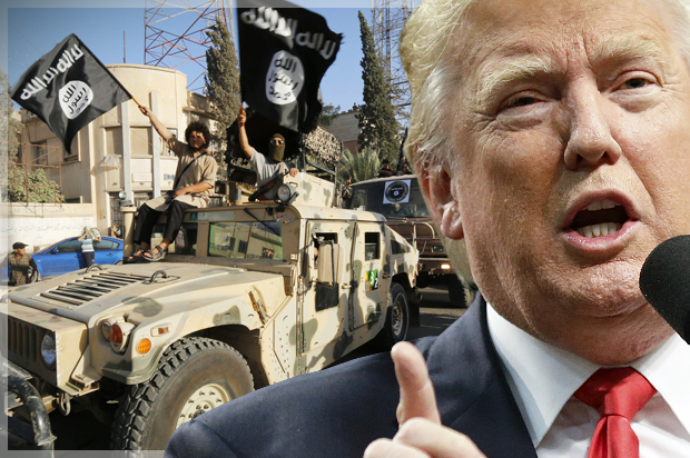 Trump está destruindo o grupo terrorista islâmico ISIS, uma criação da CIA e Israel.. 1