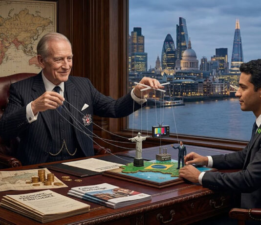 Como a City de Londres e Império Britânico usam o “soft power” para controlar o Brasil?