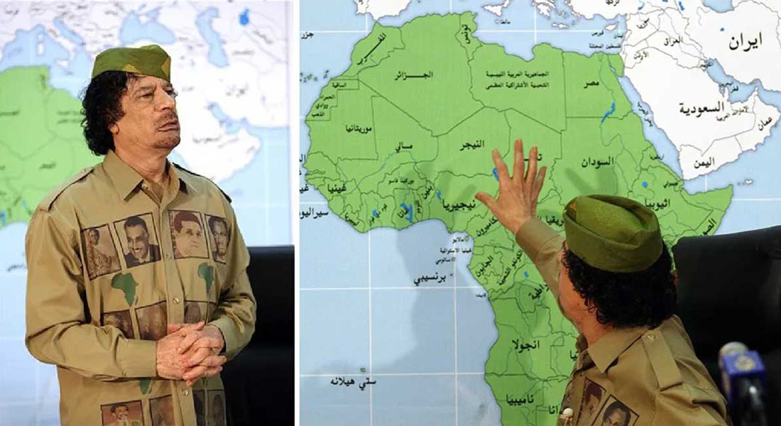 A Jamahiriya, sistema de democracia direta criado por Gaddafi, era tão perigosa para as elites globalistas que bombardearam a Líbia em 2011. 1