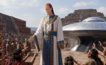A “Serpente Emplumada” Quetzalcóatl era um “deus” extraterrestre que voava numa espaçonave.