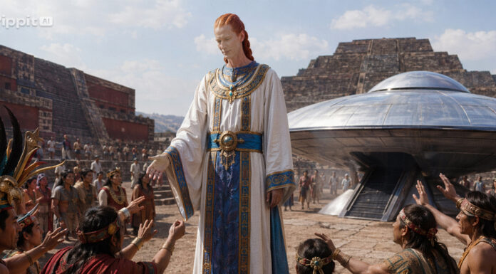 A “Serpente Emplumada” Quetzalcóatl era um “deus” extraterrestre que voava numa espaçonave.