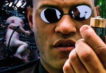 A Matrix parasitária usa as pessoas como “baterias”.