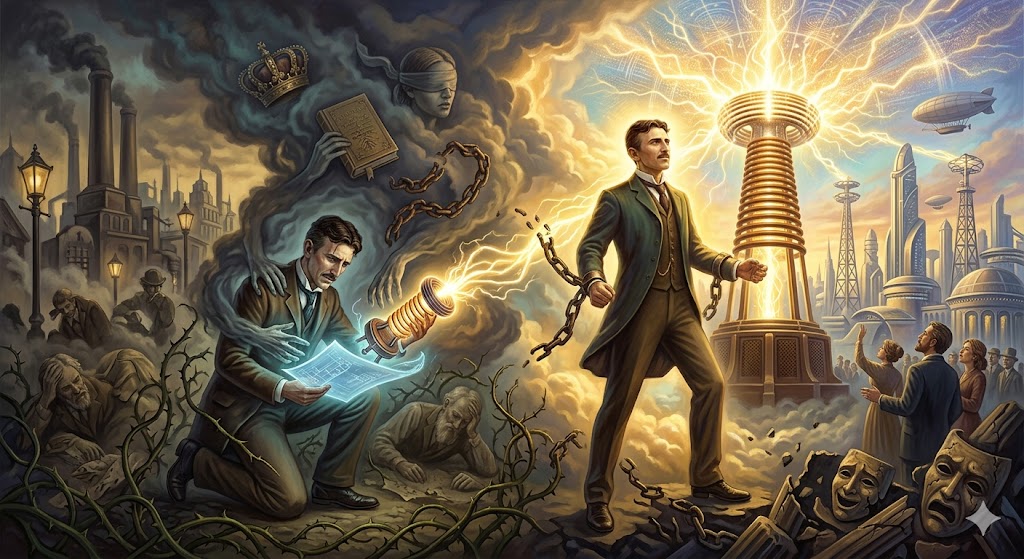 A profecia de Nikola Tesla sobre as tecnologias suprimidas e seu inevitável triunfo. 1