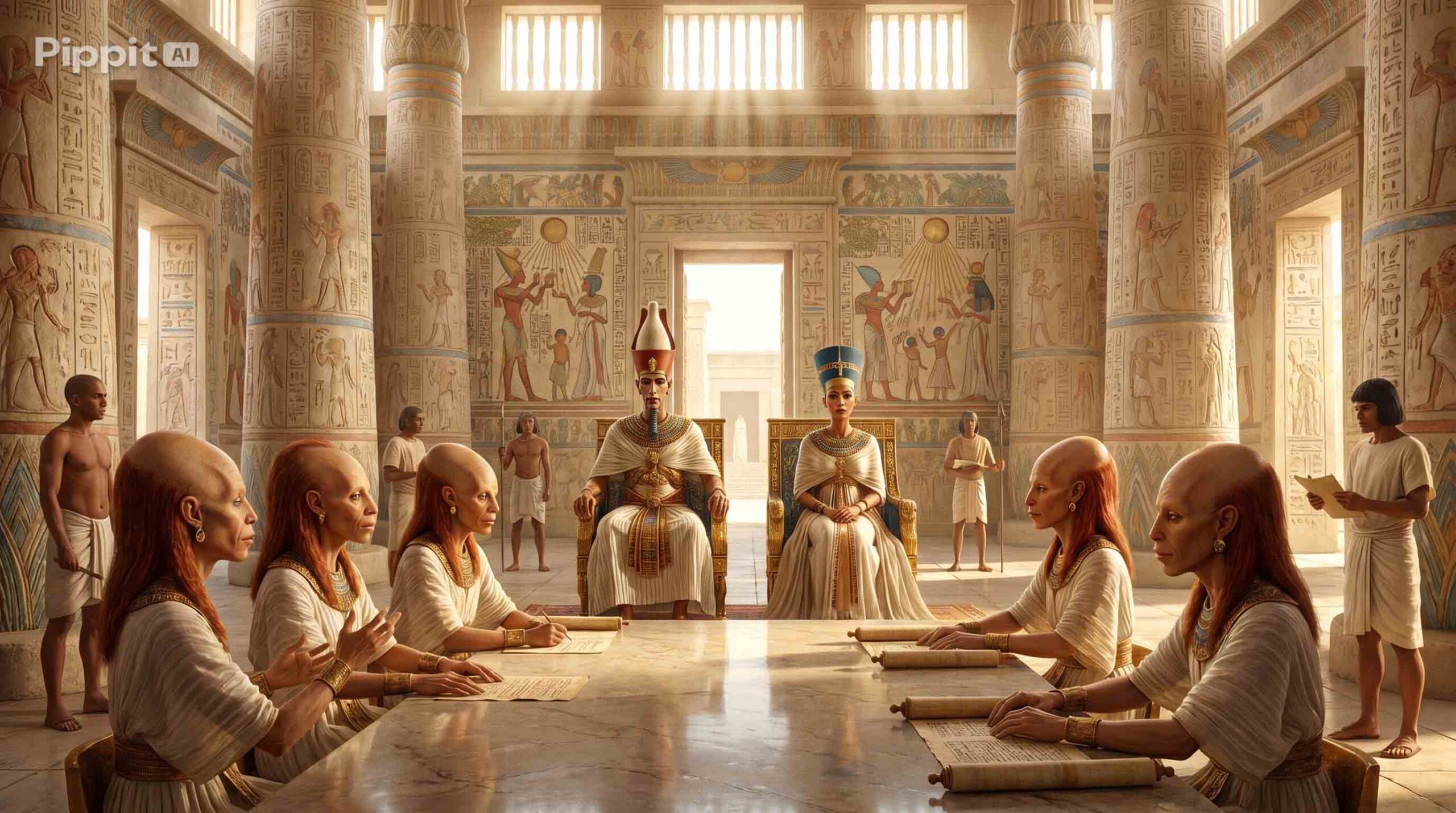 A revolta religiosa de Akhenaton e o legado oculto dos kingu na Terra. 12
