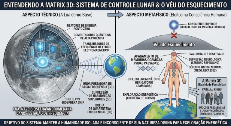 A prisão da amnésia: Como a Cabala usa o véu do esquecimento para escravizar as pessoas na Matrix 3D. 6