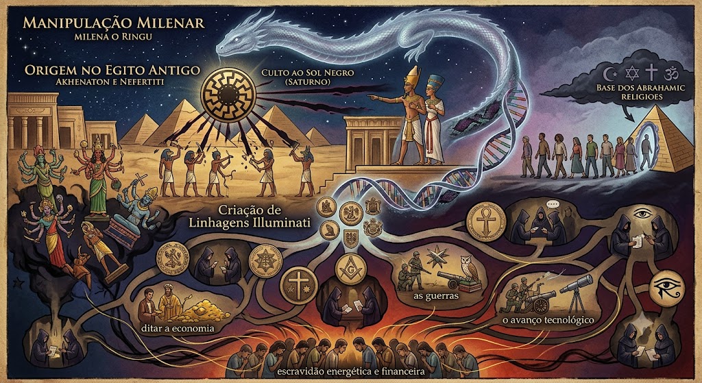 A revolta religiosa de Akhenaton e o legado oculto dos kingu na Terra. 15