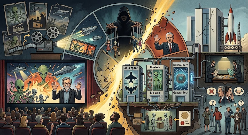 Operação "Dia D": Spielberg, programação preditiva e o colapso programado da narrativa ufológica oficial. 5