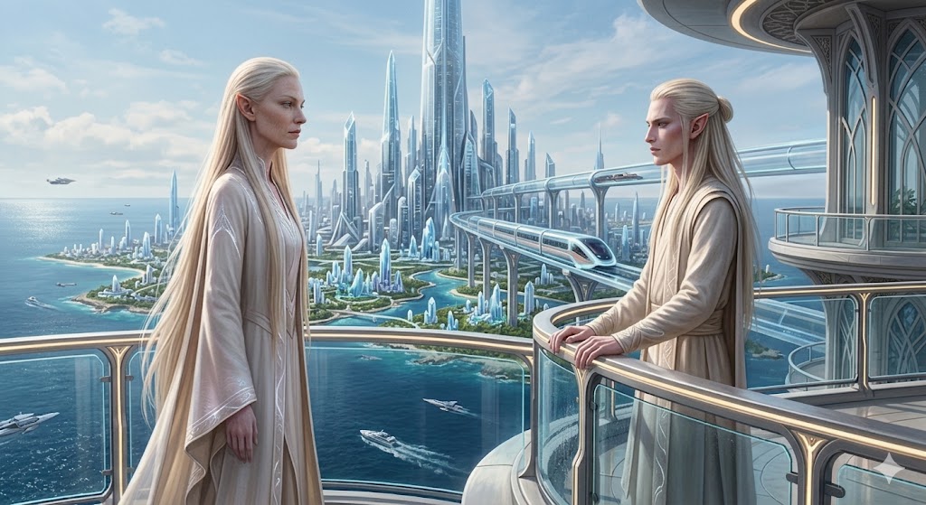 Muito além da Terra-Média de Tolkien: Os Solatianos e Agarthianos são elfos de verdade. 4