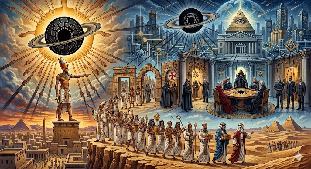 A linhagem das sombras: Como o Culto do Sol Negro de Akhenaton se tornou a Cabala Illuminati, segundo Michael Tsarion 3