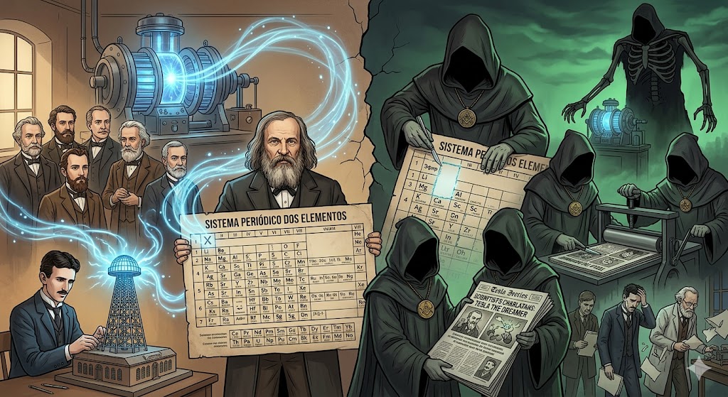 Por que o éter foi removido da famosa “Tabela Periódica” de Dmitri Mendeleev? 2