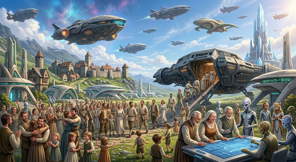 A infiltração na Terra pelos alfrateanos, extraterrestres idênticos aos humanos. 6