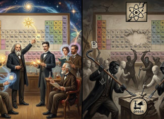 Por que o éter foi removido da famosa “Tabela Periódica” de Dmitri Mendeleev?