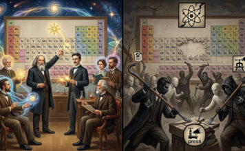 Por que o éter foi removido da famosa “Tabela Periódica” de Dmitri Mendeleev?