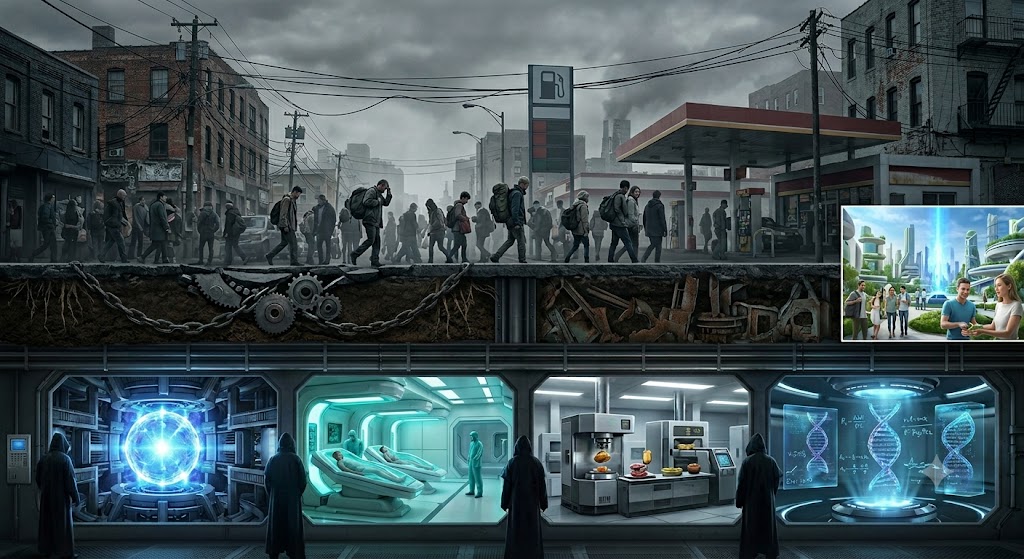 A Matrix da Escassez: Como a supressão de tecnologia extraterrestre mantém a humanidade escrava do capitalismo. 1