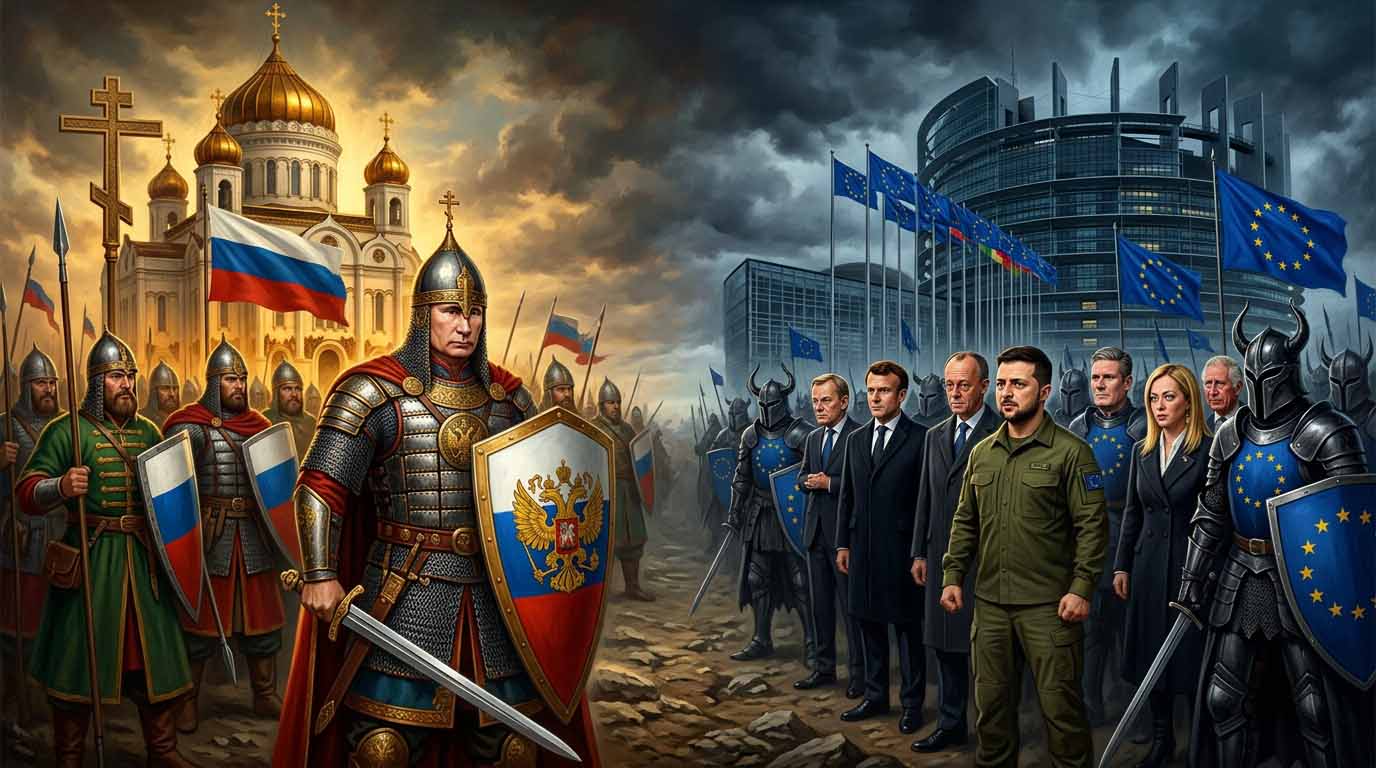 A "guerra santa" da Rússia contra as elites maçônicas satânicas da União Europeia. 2