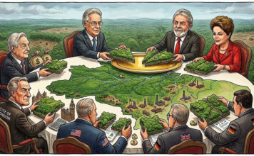 Os governos de FHC, Lula e Dilma entregaram a Amazônia para ser saqueada por potências estrangeiras e elites financeiras.