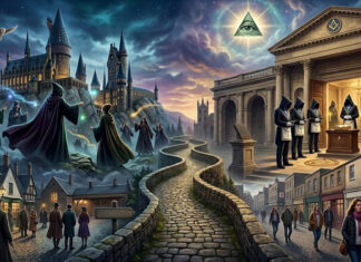 Os bruxos e trouxas de Harry Potter e sua relação com os maçons e profanos da realidade.