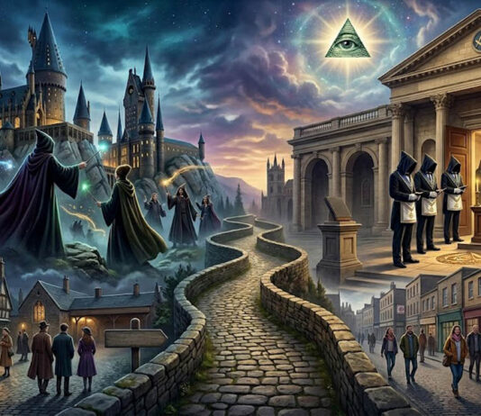 Os bruxos e trouxas de Harry Potter e sua relação com os maçons e profanos da realidade.
