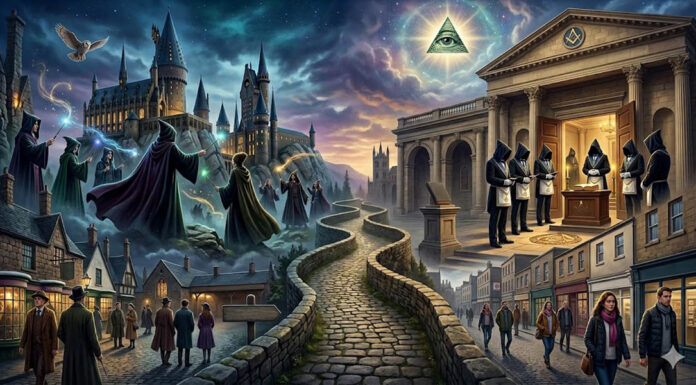 Os bruxos e trouxas de Harry Potter e sua relação com os maçons e profanos da realidade.