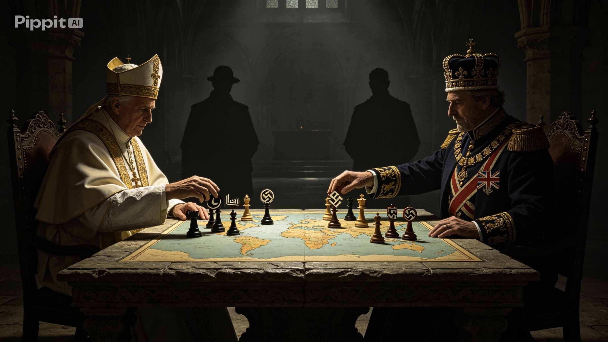 A geopolítica oculta: Como o Vaticano e a Coroa Britânica usaram o islamismo, sionismo e nazismo para o controle global. 4