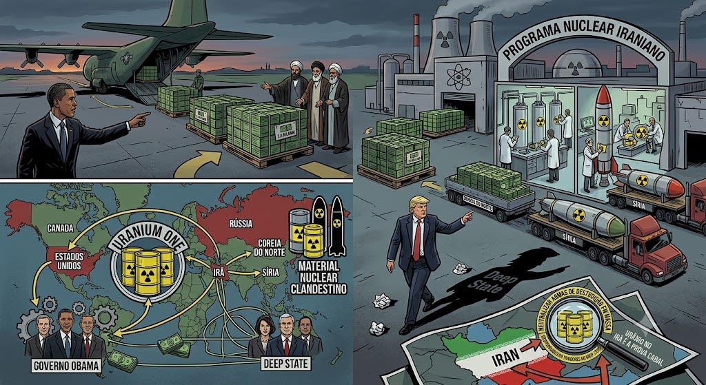 Rastros de urânio no Irã: O plano de Trump é destruir as armas nucleares do Deep State e prender Obama. 2
