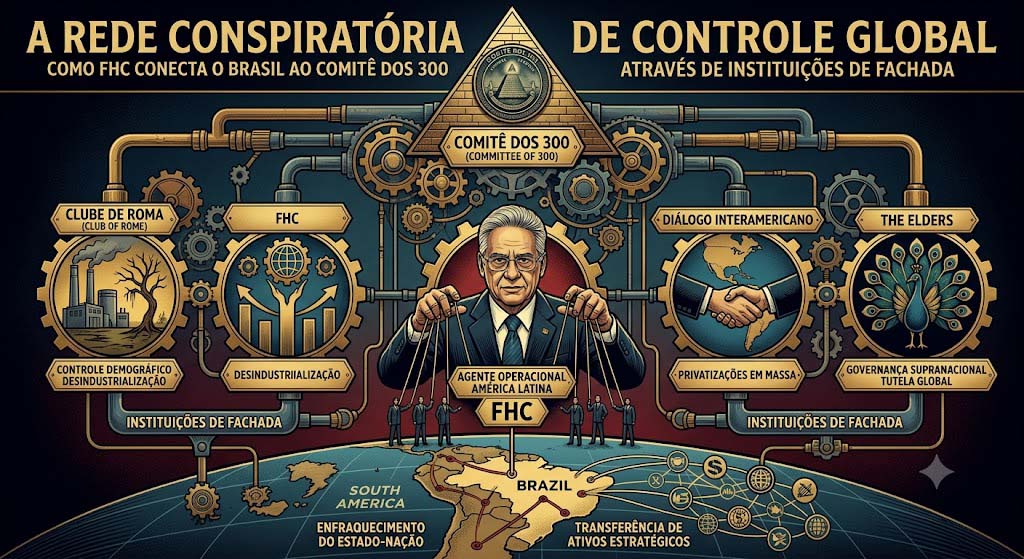 FHC e o Comitê dos 300: O operador da Nova Ordem Mundial na América Latina. 2