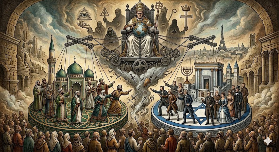 A geopolítica oculta: Como o Vaticano e a Coroa Britânica usaram o islamismo, sionismo e nazismo para o controle global. 6
