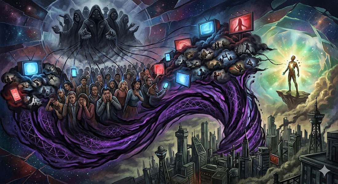 O motor da distopia: Como a Cabala usa o medo humano para manifestar sua própria Matrix. 9